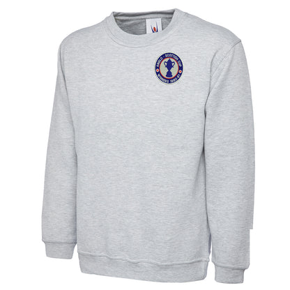 Retro Chesterfield Anglo-Scottish Cup Winners 1981 Embroidered Classic Sweatshirt