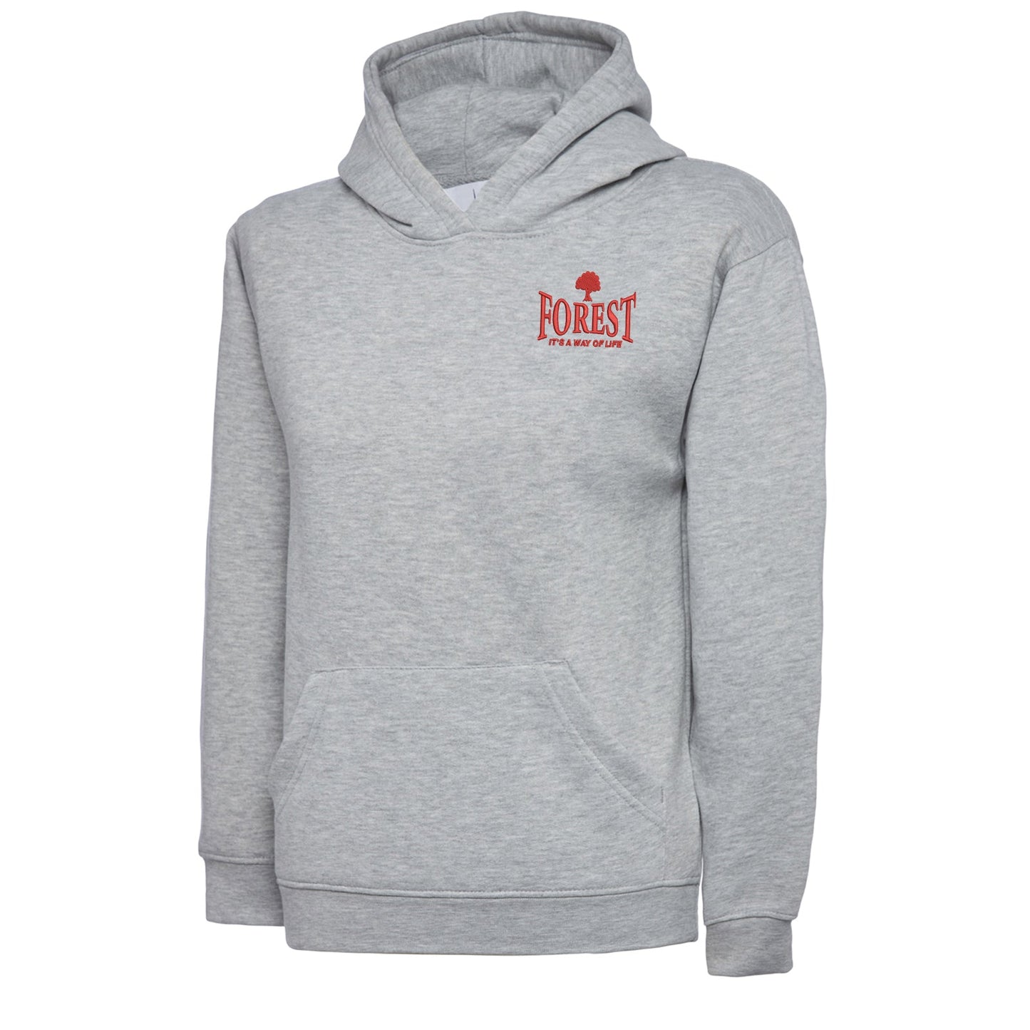 Forest It's a Way of Life Embroidered Children's Hoodie