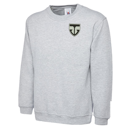 Retro Ayr United Embroidered Classic Sweatshirt