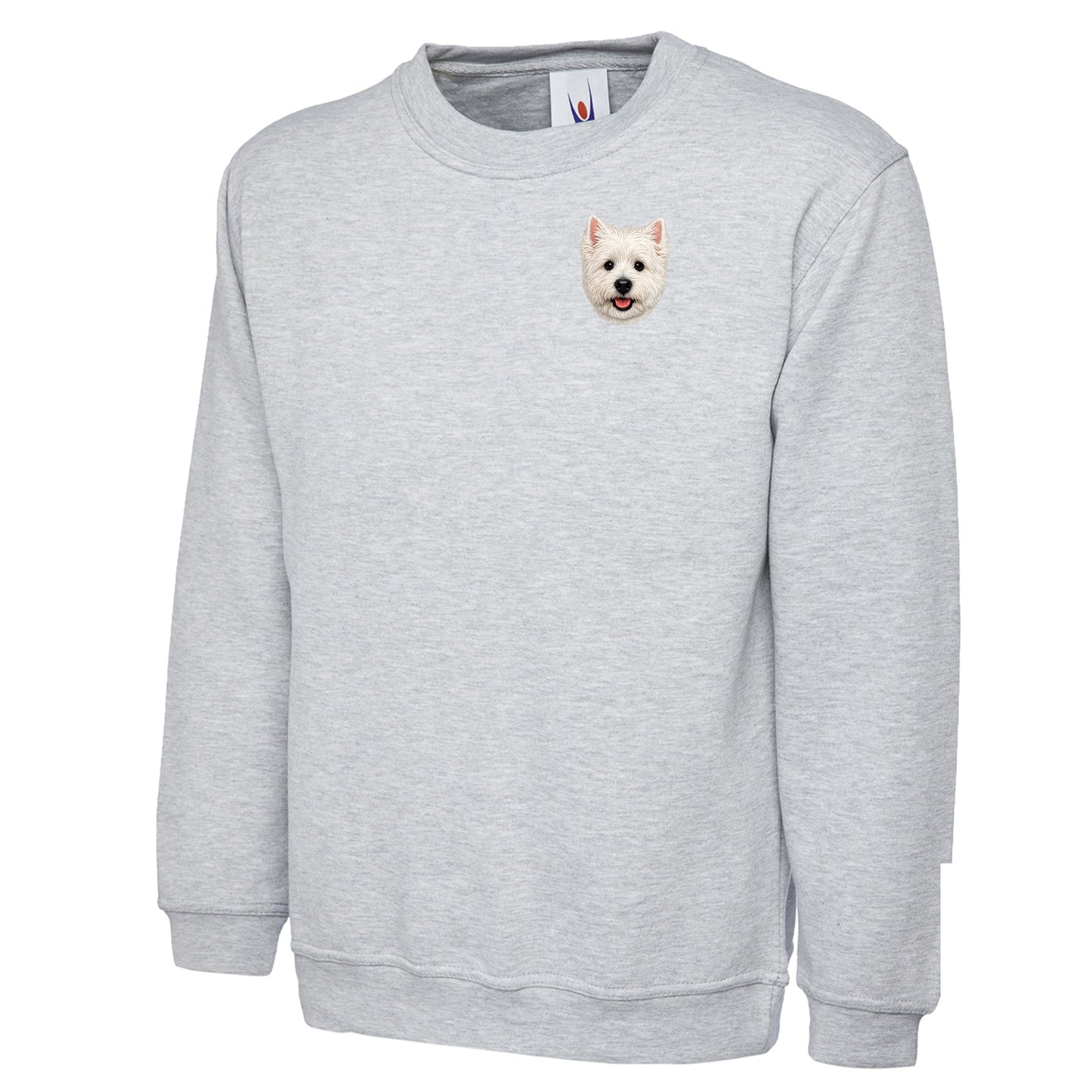 Westie Dog Face Sweatshirt 