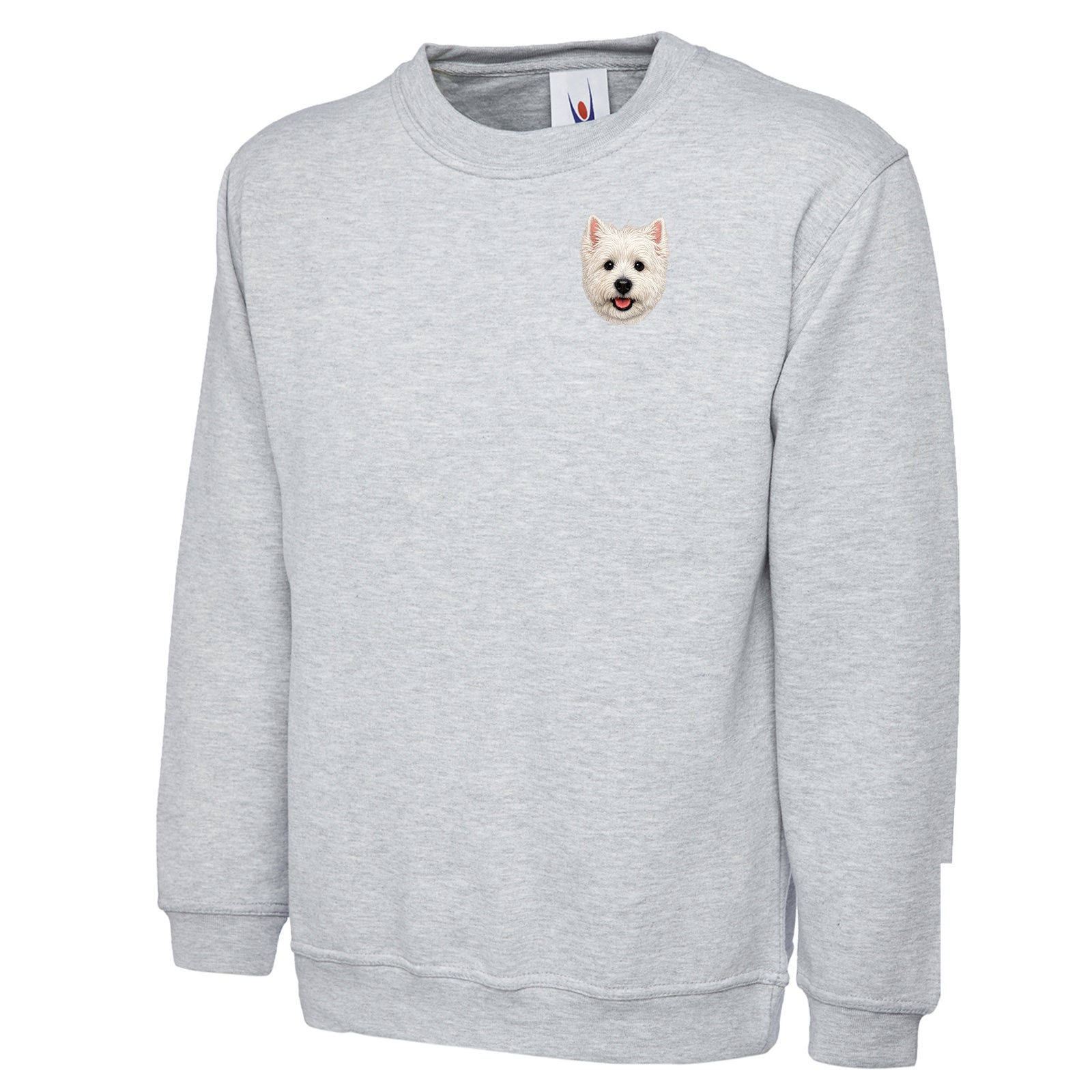 Westie Dog Face Sweatshirt 