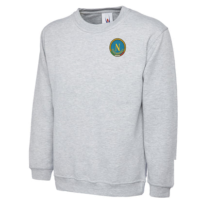 Retro Napoli 1970s Embroidered Classic Sweatshirt