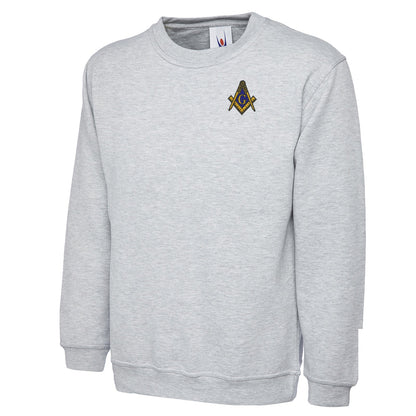 Freemasonry with G Embroidered Classic Sweatshirt