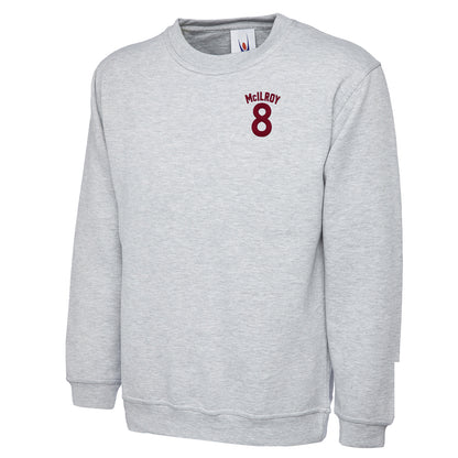 Jimmy McIlroy Burnley Football Sweatshirt