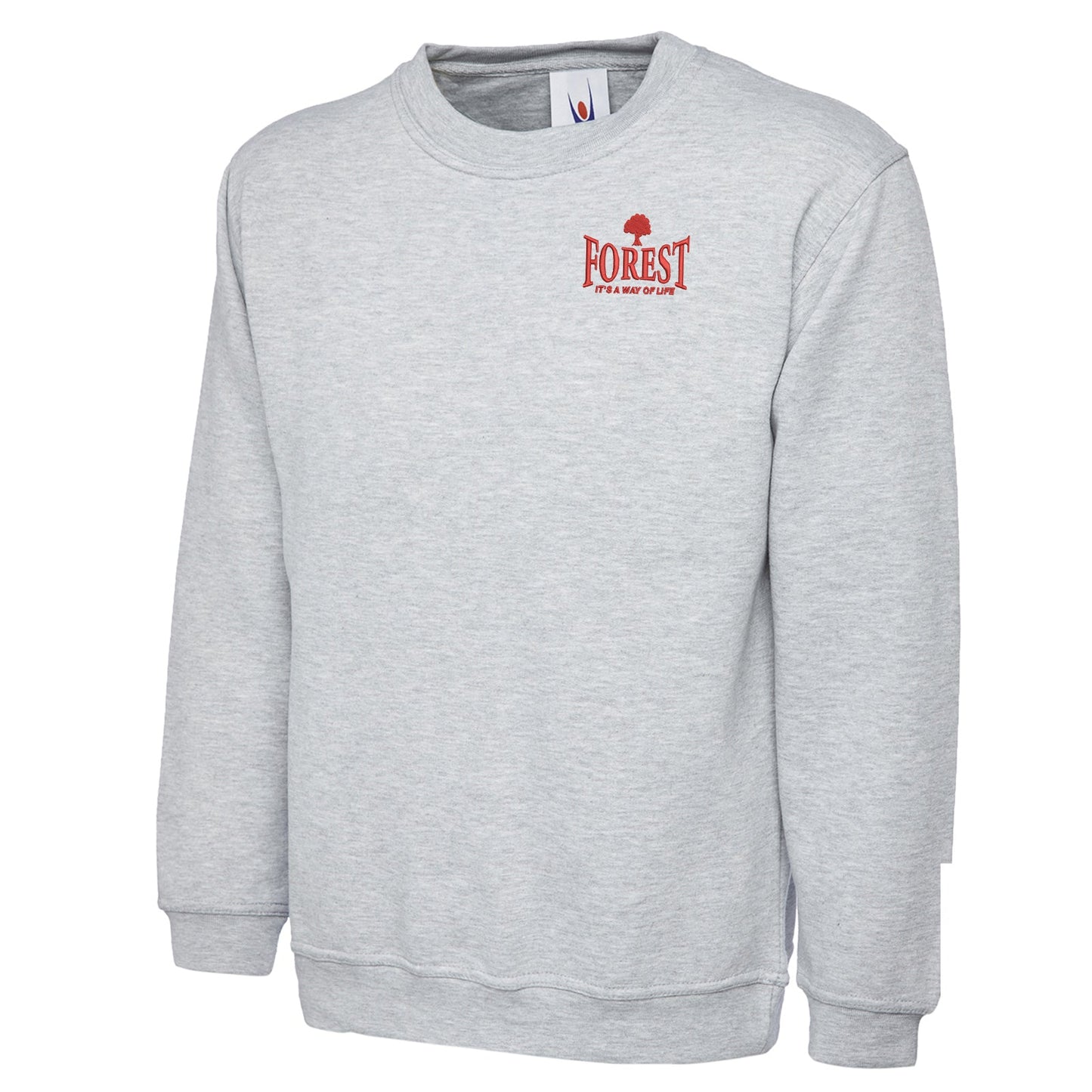 Forest It's a Way of Life Embroidered Classic Sweatshirt
