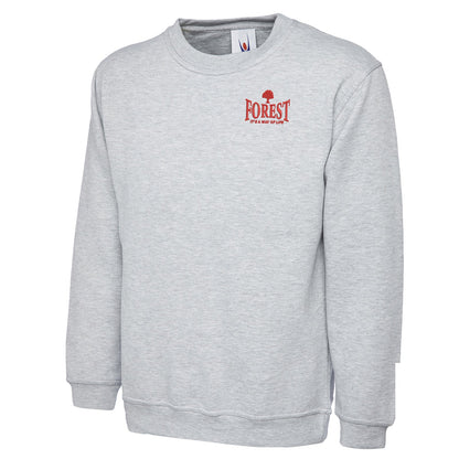 Forest It's a Way of Life Embroidered Classic Sweatshirt