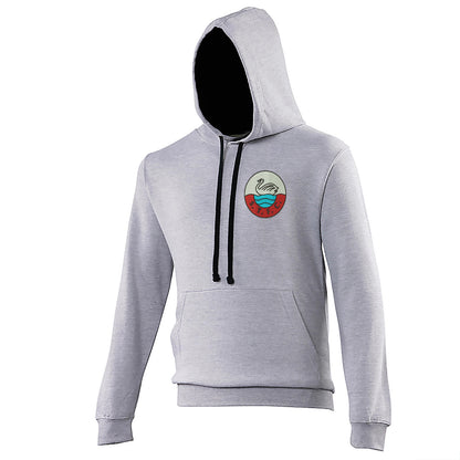 Retro Swansea 1960s Embroidered Contrast Hoodie