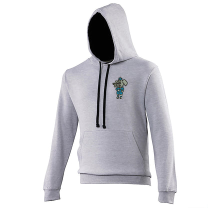 Retro Coventry 1974 Embroidered Contrast Hoodie