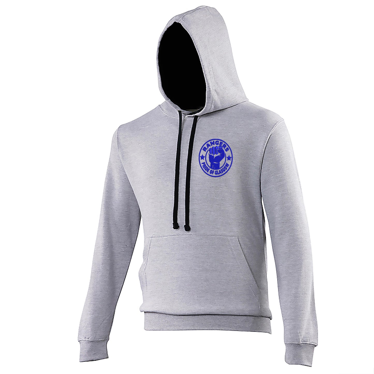 Rangers Pride of Glasgow Embroidered Contrast Hoodie