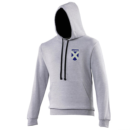 Coatbridge Flag of Scotland Shield Contrast Hoodie