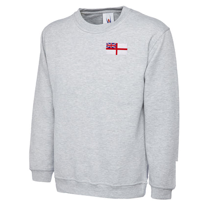Royal Navy White Ensign Flag Sweatshirt