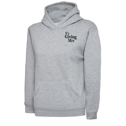Children's It's Giving Mrs Hoodie