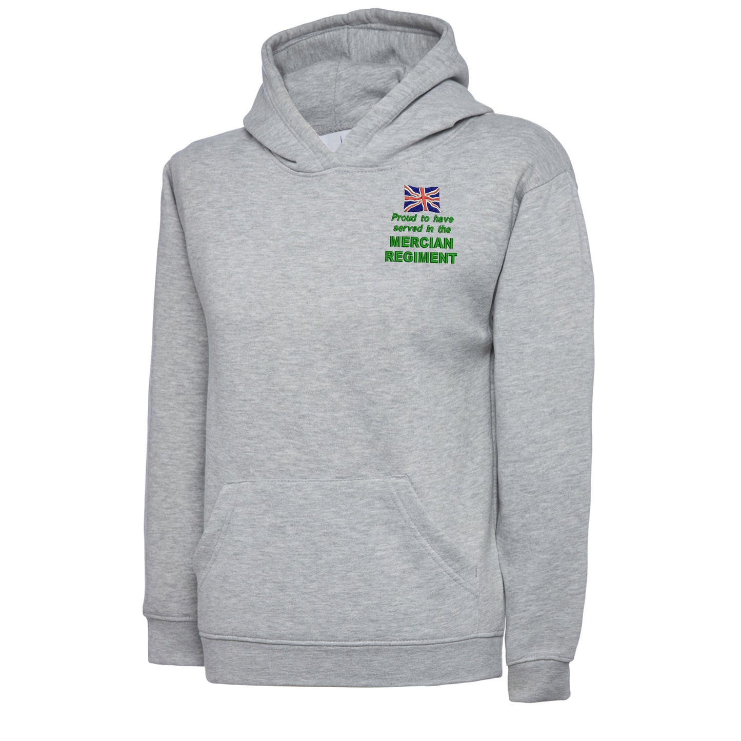 Proud to Have Served in The Mercian Regiment Embroidered Children's Hoodie