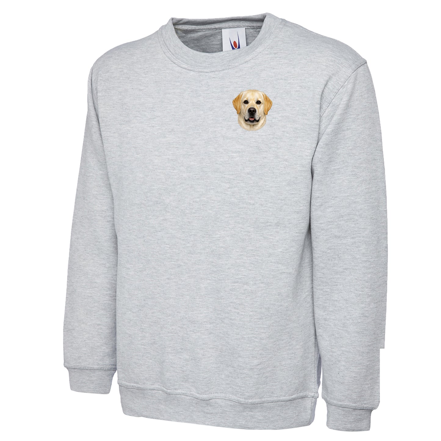 Yellow Labrador Dog Face Sweatshirt