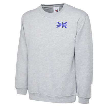The Gas Union Jack Embroidered Classic Sweatshirt