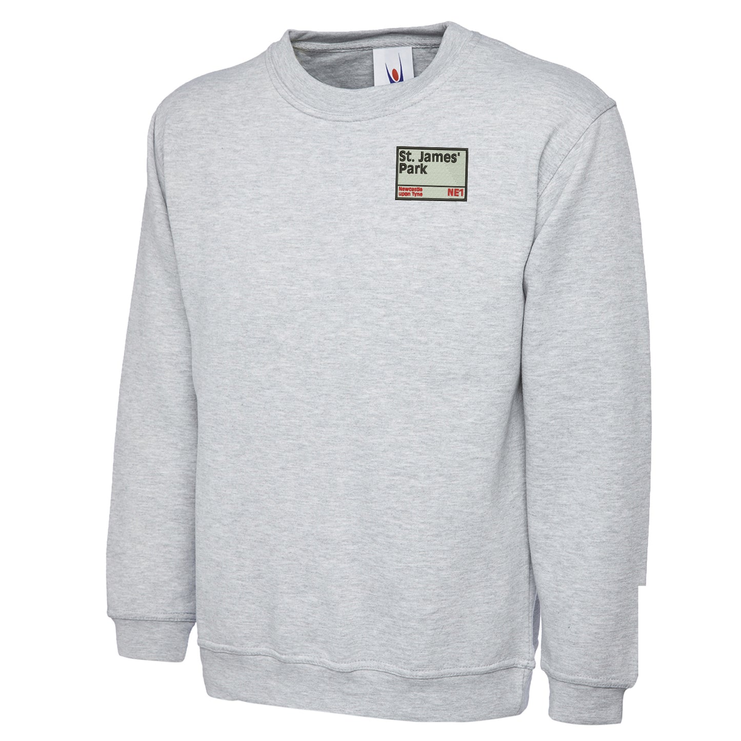St James' Park NE1 Embroidered Classic Sweatshirt