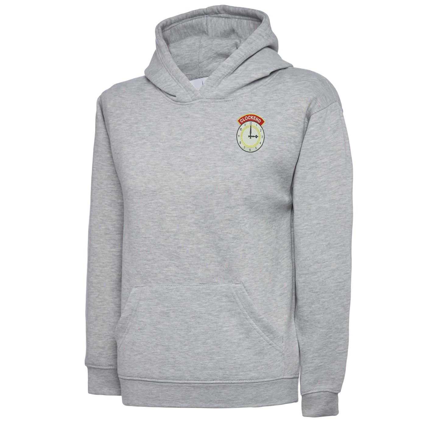 Clockend Embroidered Children's Hoodie