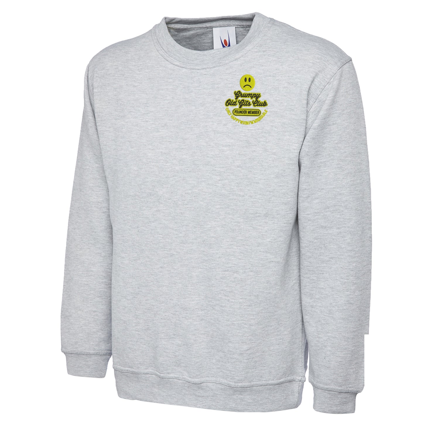 Grumpy Old Gits Club Founder Member Embroidered Classic Sweatshirt