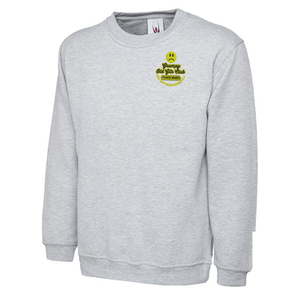 Grumpy Old Gits Club Founder Member Embroidered Classic Sweatshirt