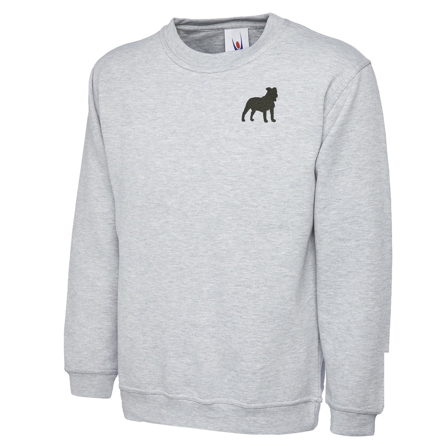 Staffordshire Bull Terrier Embroidered Classic Sweatshirt