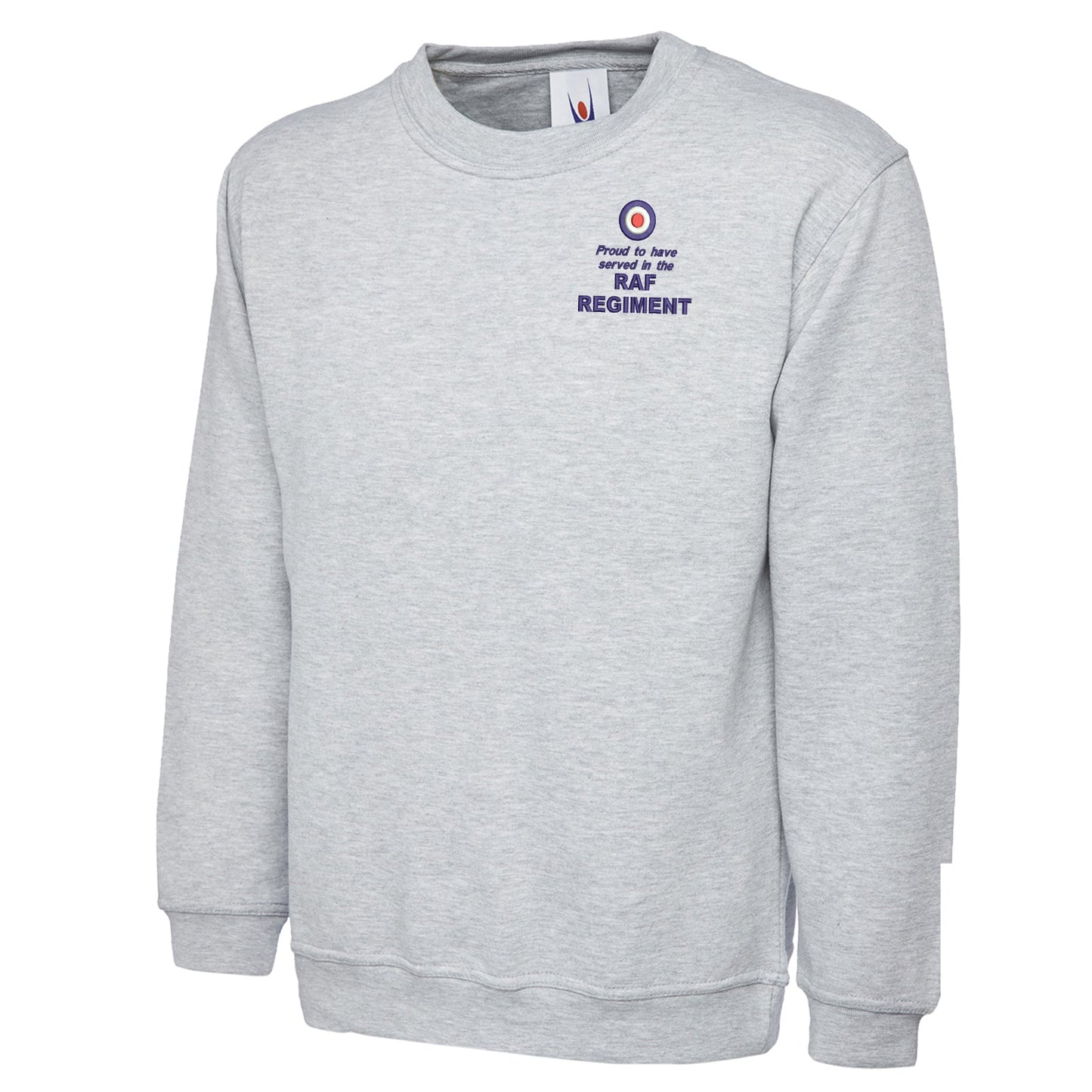 Proud to Have Served in The RAF Regiment Embroidered Classic Sweatshirt