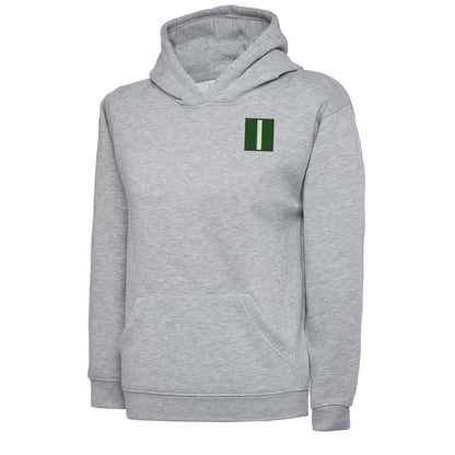 The Green Howards Tactical Recognition Flash Embroidered Children's Hoodie