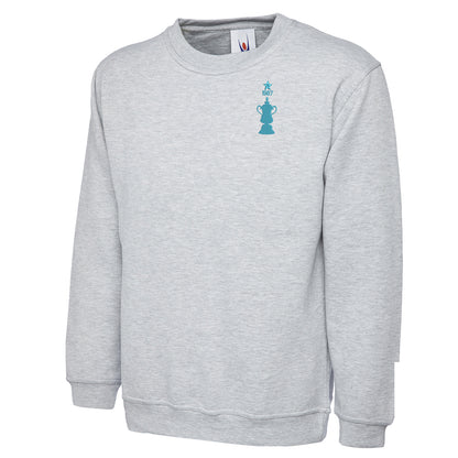 Retro Coventry FA Cup Winners Embroidered Classic Sweatshirt