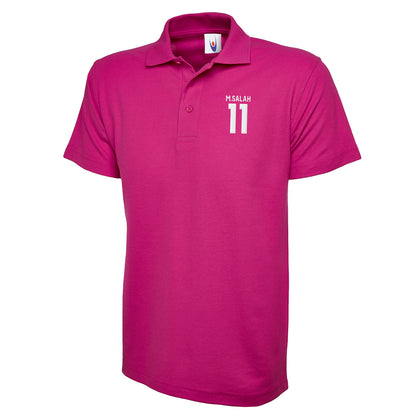 Mo Salah Liverpool Football Polo Shirt