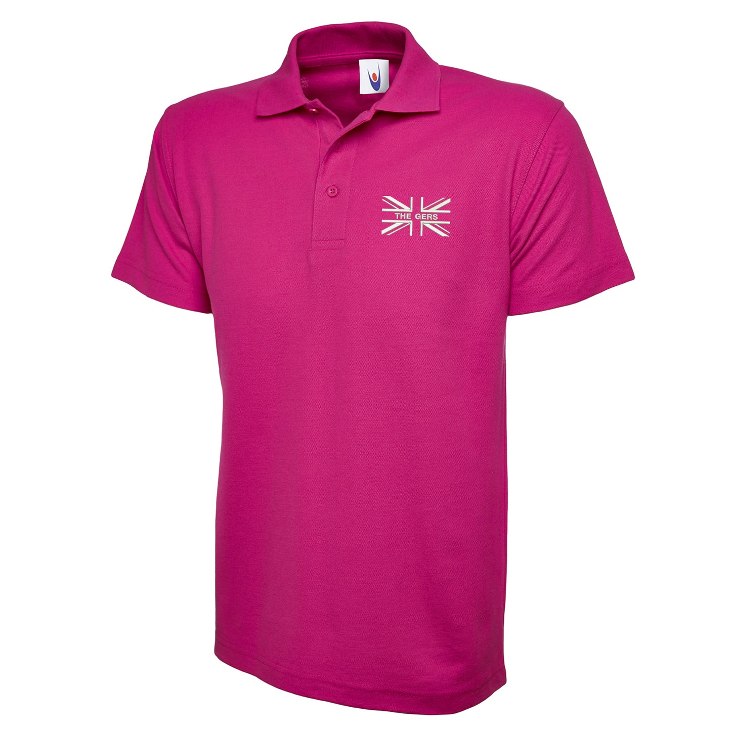 The Gers Union Jack Embroidered Classic Polo Shirt