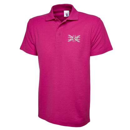 The Gers Union Jack Embroidered Classic Polo Shirt