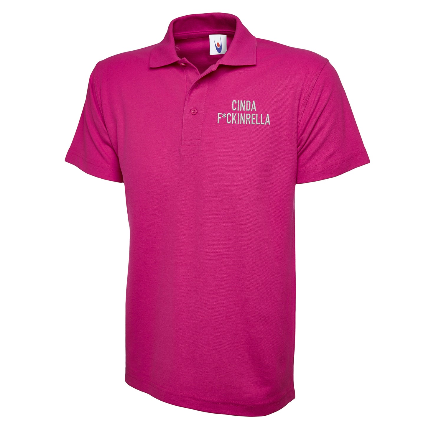 Cinder Fckinrella Embroidered Classic Polo Shirt