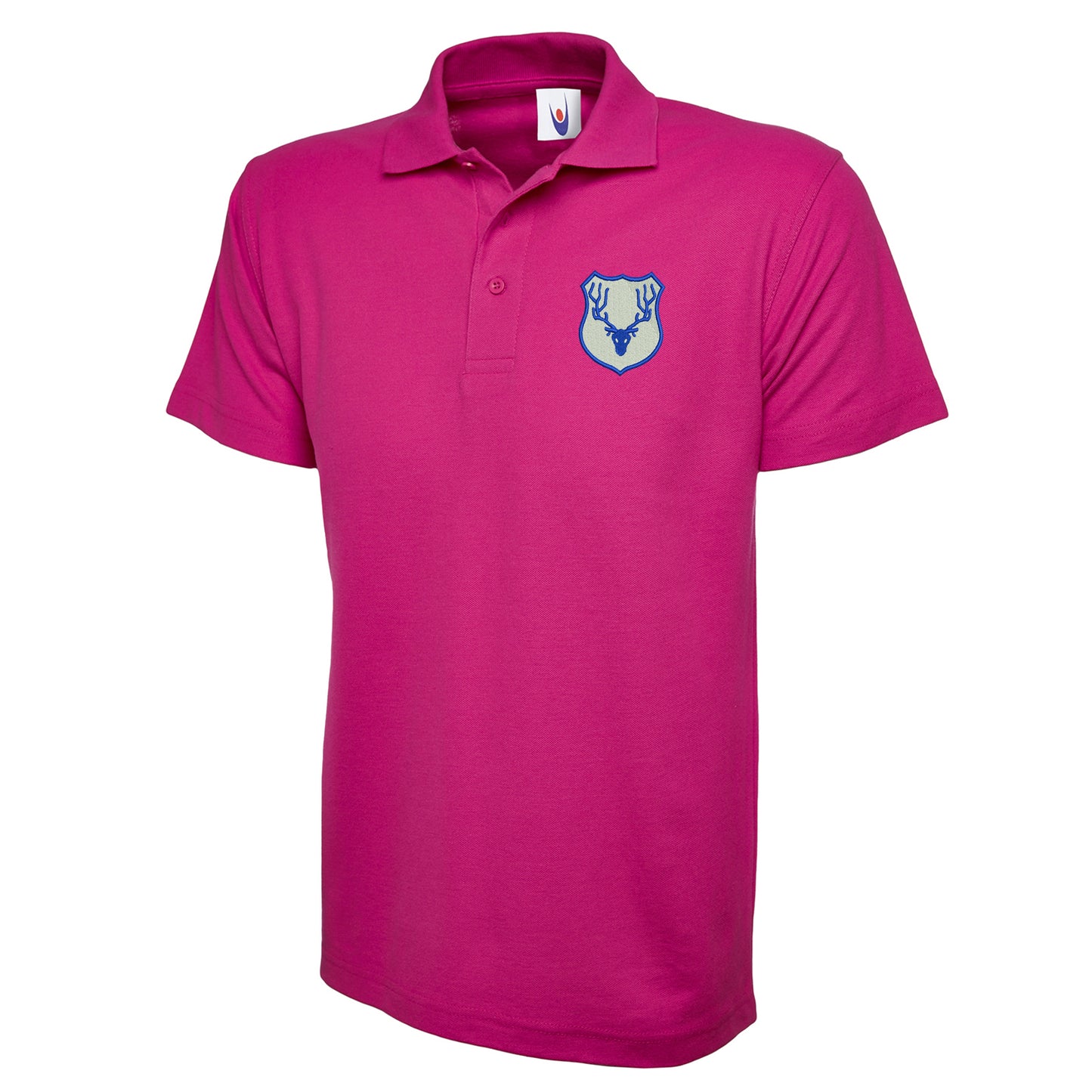 Retro Ross County Embroidered Classic Polo Shirt