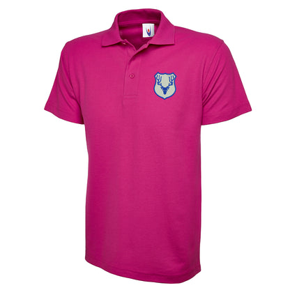 Retro Ross County Embroidered Classic Polo Shirt