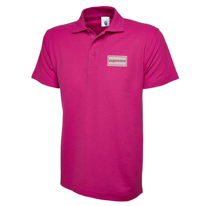 Supreme Embroidered Classic Polo Shirt