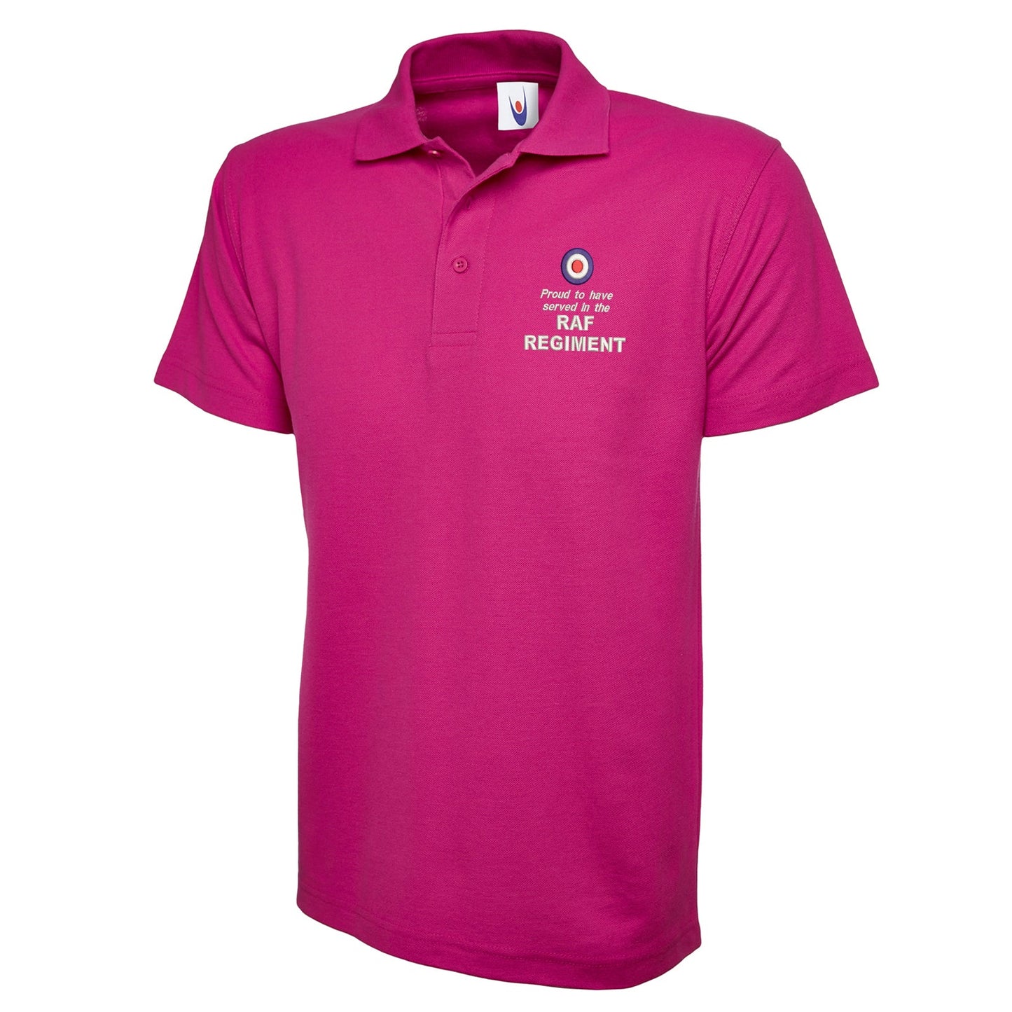 Proud to Have Served in The RAF Regiment Embroidered Classic Polo Shirt