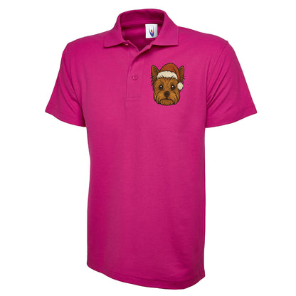 Yorkshire Terrier Christmas Polo Shirt