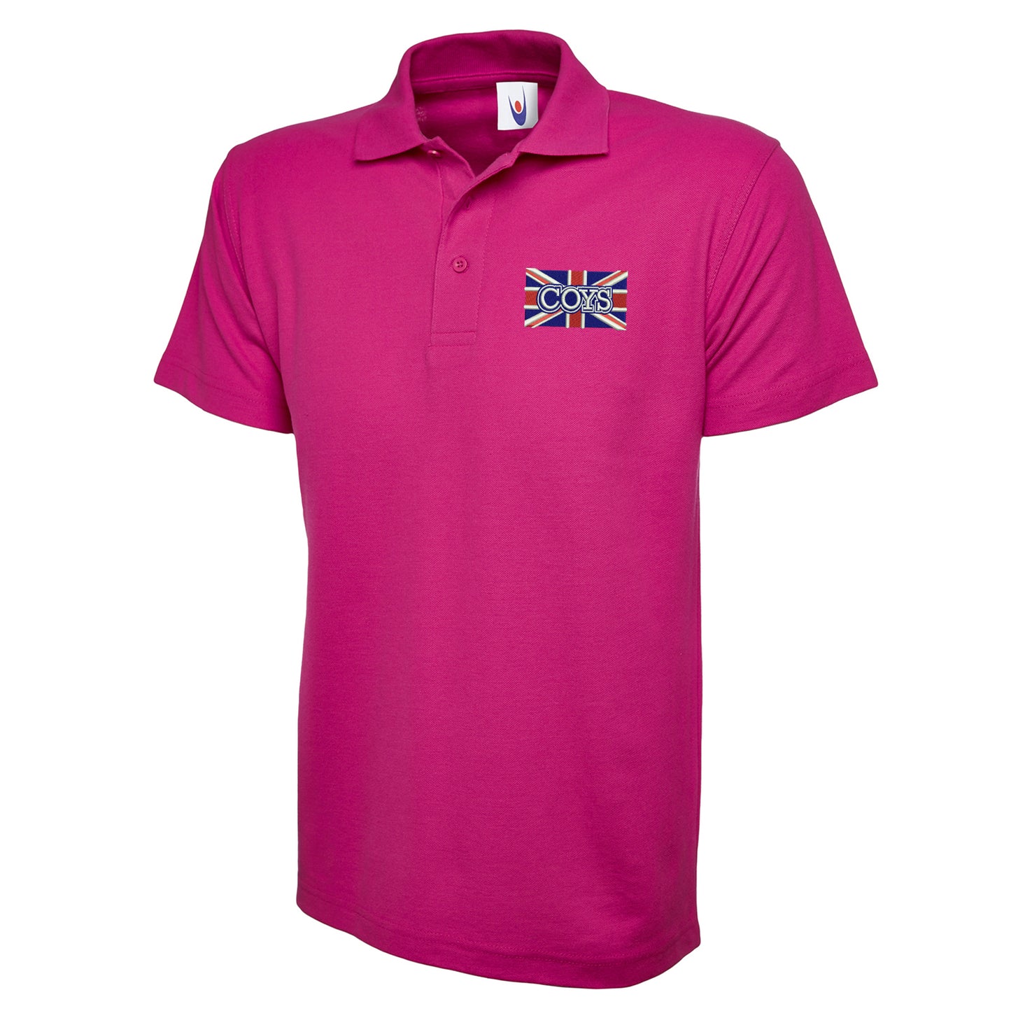 COYS Union Jack Embroidered Classic Polo Shirt