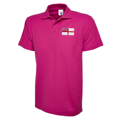 Royal Navy White Ensign Flag Polo Shirt