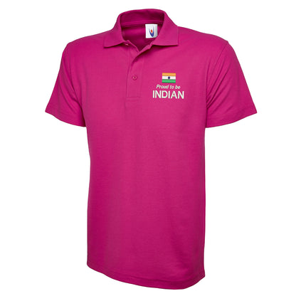 Proud to be Indian Embroidered Classic Polo Shirt