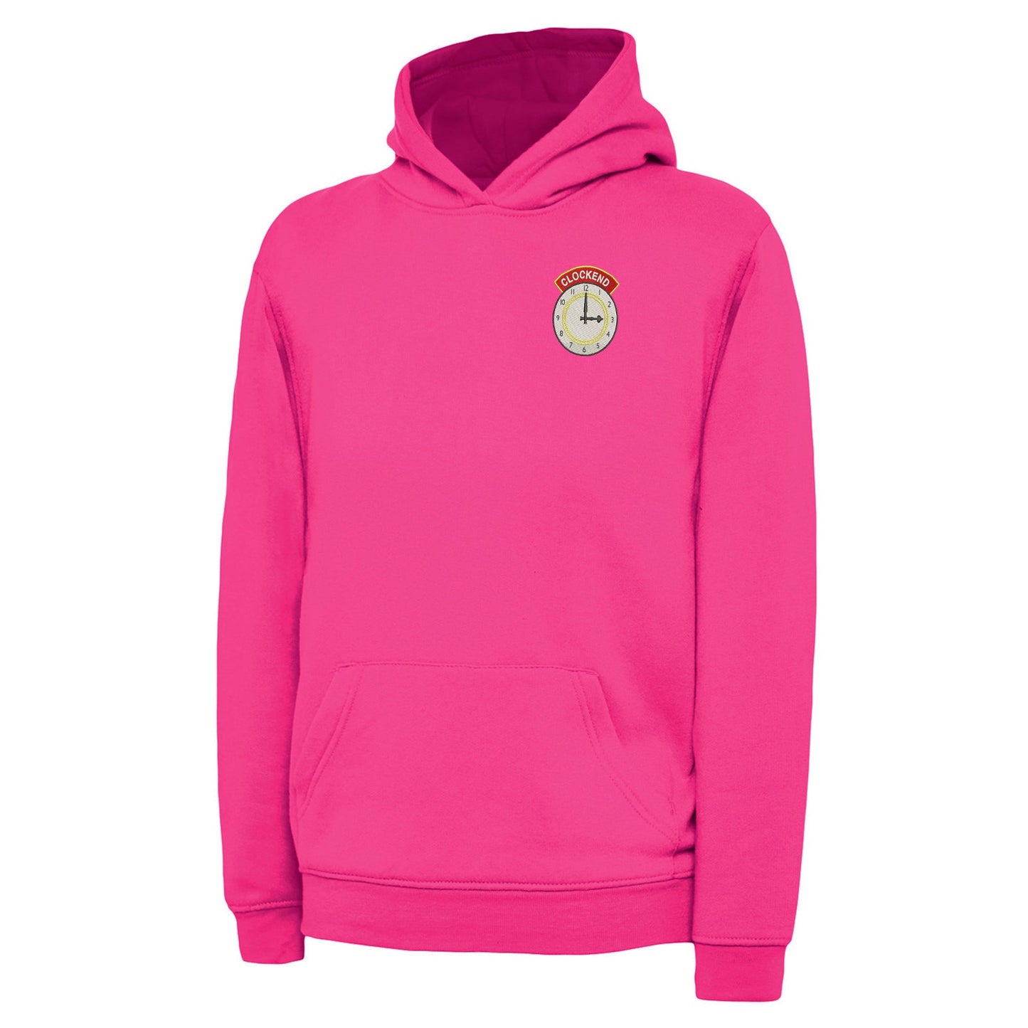 Clockend Embroidered Children's Hoodie