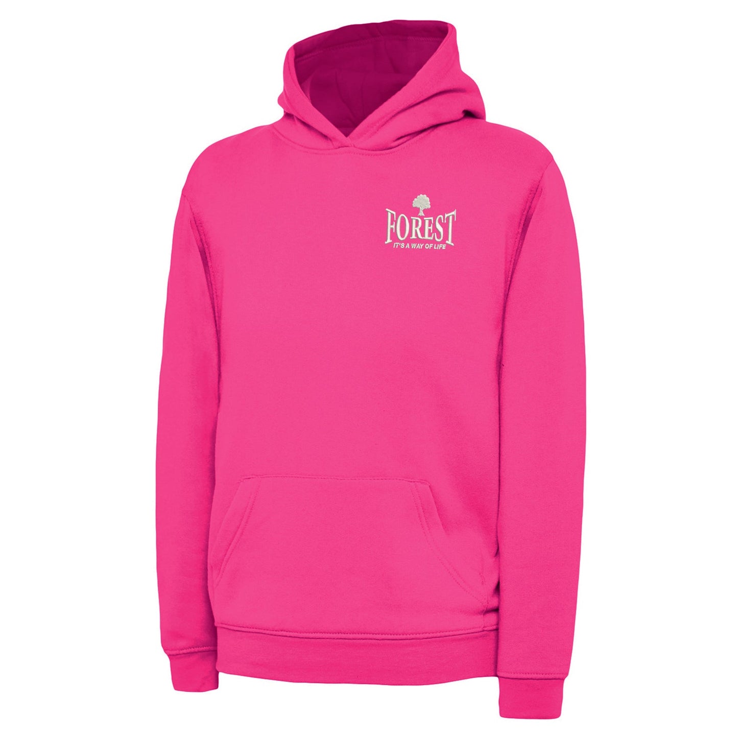 Forest It's a Way of Life Embroidered Children's Hoodie