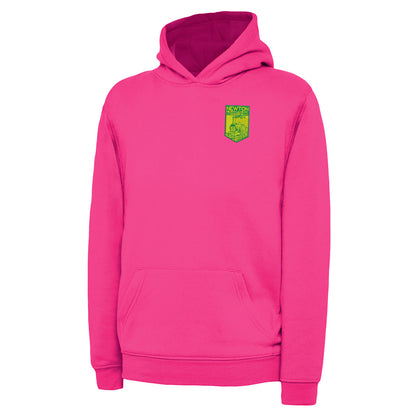 Retro Newton Heath LYR Embroidered Children's Hoodie