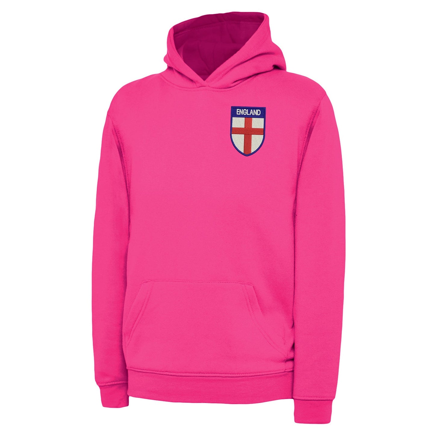 Flag of England Shield Embroidered Children's Hoodie