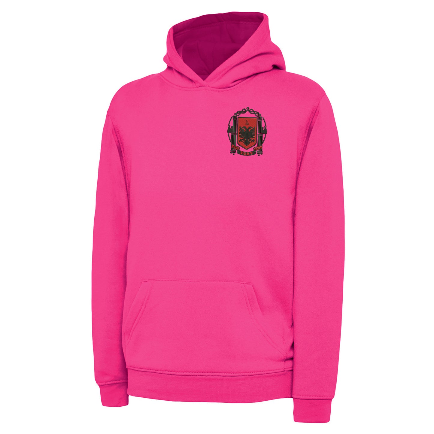 Retro Albania 1935 Embroidered Children's Hoodie