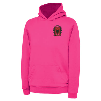 Retro Albania 1935 Embroidered Children's Hoodie