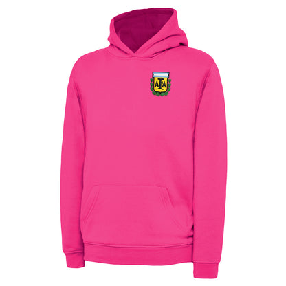 Children's Old School Argentina Football Hoodie