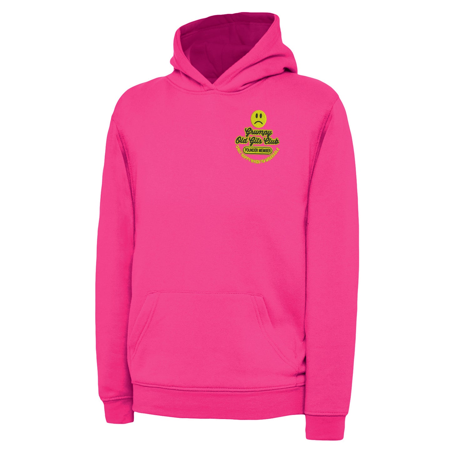 Grumpy Old Gits Club Founder Member Embroidered Children's Hoodie