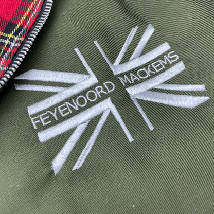Personalised Union Jack Embroidered Harrington Jacket