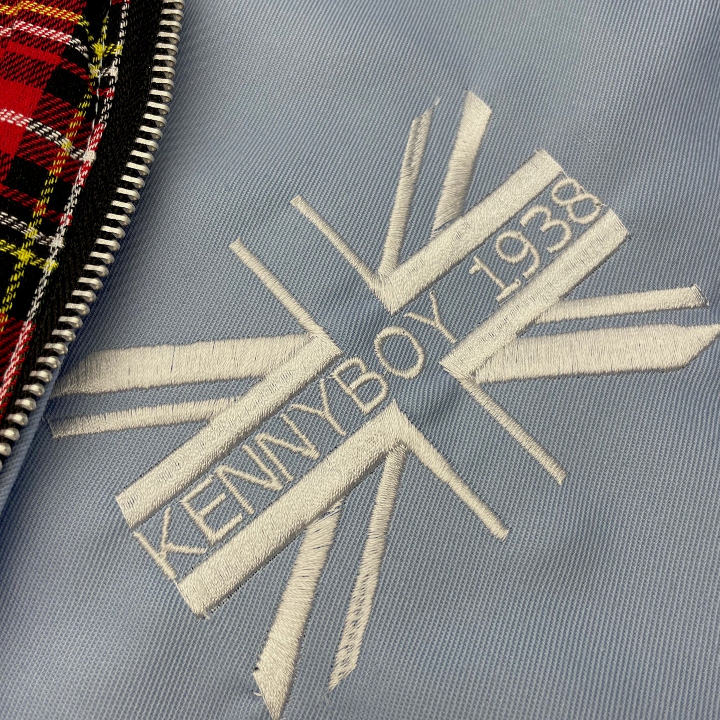 Personalised Union Jack Embroidered Harrington Jacket