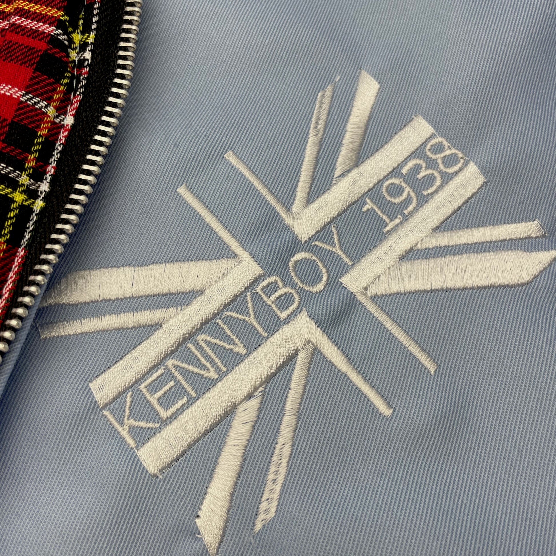 Personalised Union Jack Embroidered Harrington Jacket